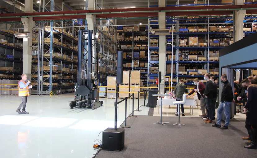 Automated guided vehicle demo center opens in Finland